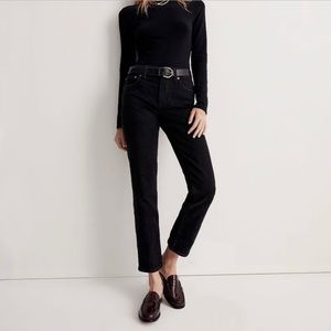 The Mid-Rise Perfect Vintage Jeans in Clean Black Wash